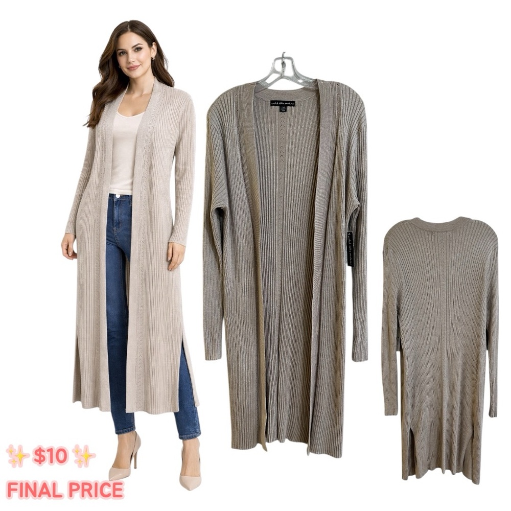 🎈 Final price 🎈 United States Sweaters Ribbed Long Cardigan Size XL